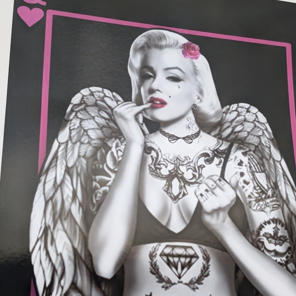 Marilyn Monroe Pink Queen Card GANGSTER Art Set - Picture 9 of 13